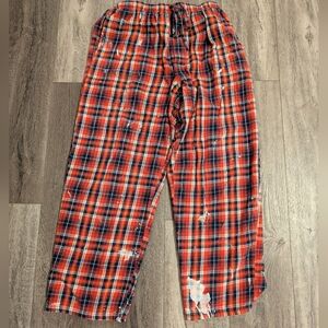 Stafford Red and Black Plaid Sleep Pants Pajamas